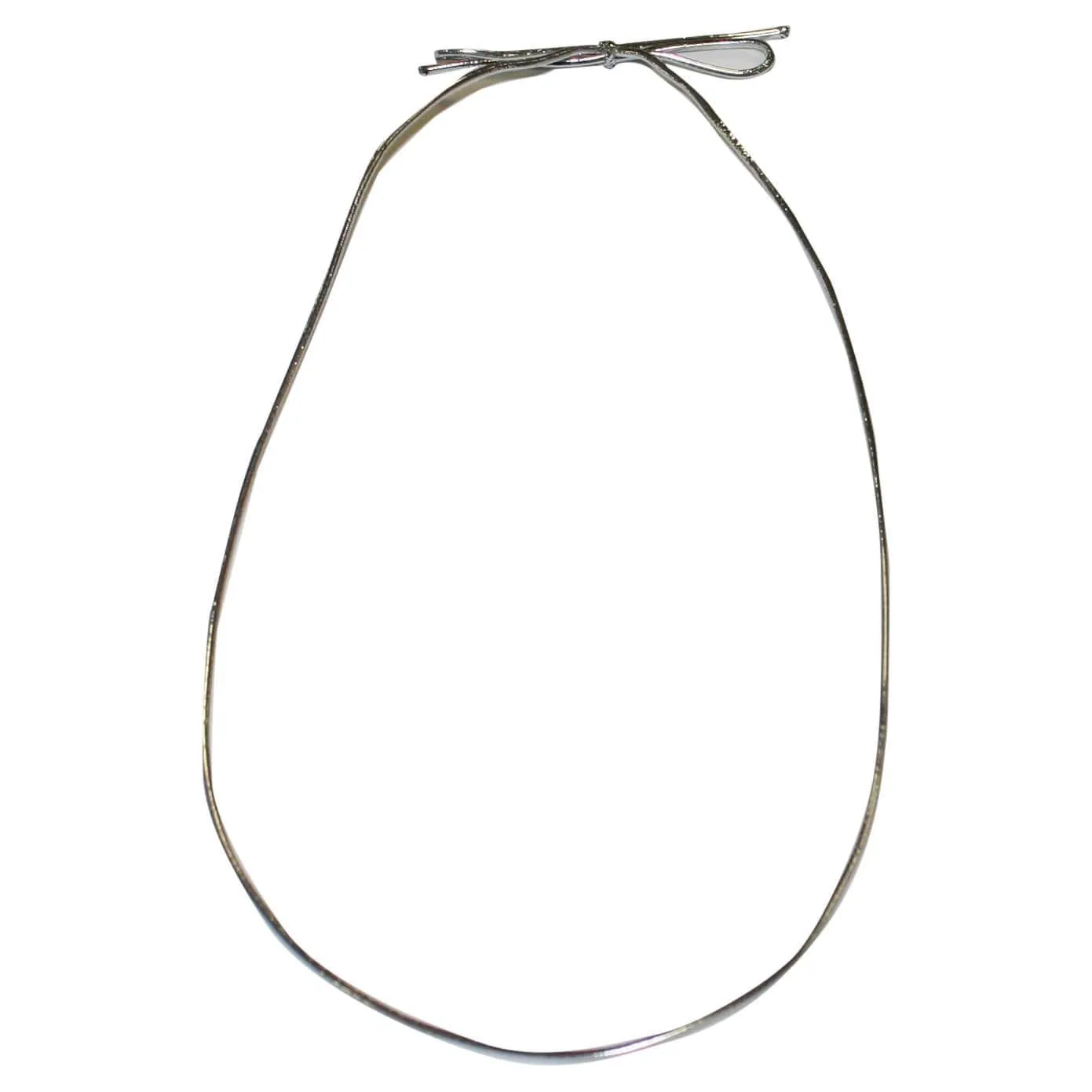 19" Metallic Stretch Loop Bow