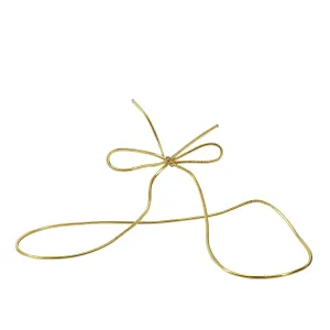 19" Metallic Stretch Loop Bow