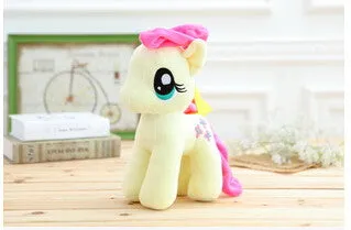 1Pcs 6" 15cm Cute Rainbow Horse Toys Cartoon Toys Hobbies Stuffed Dolls Movie TV Stuffed Plush Animals Little Horse BaoLi