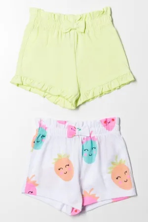 2 Pack Shorts Green