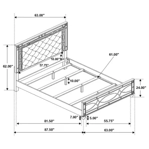 223211Q S5 5 Piece Bedroom Set