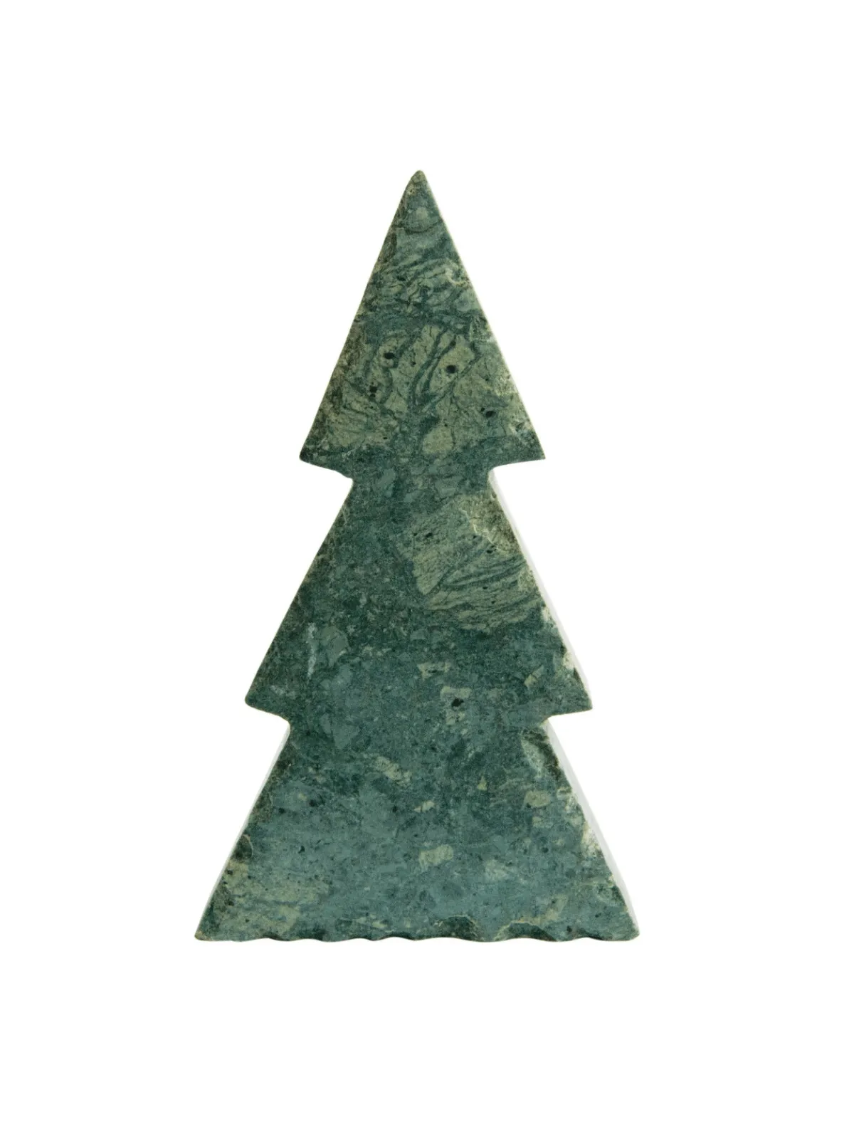 3 1/2" x 2" x 6" Marble tree with Stand-Green