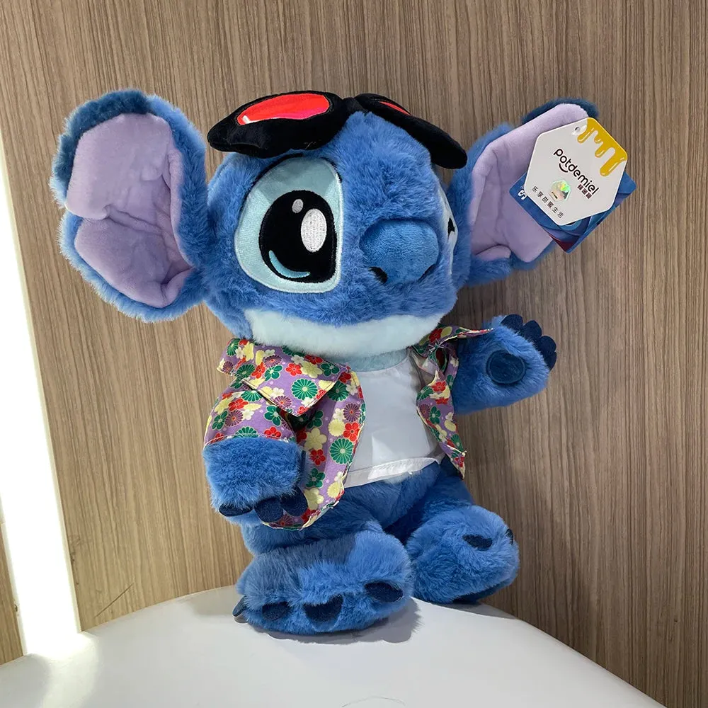 30cm Genuine Disney Stitch Cool Style Lilo&Stitch Plush Dolls Stuffed Toys