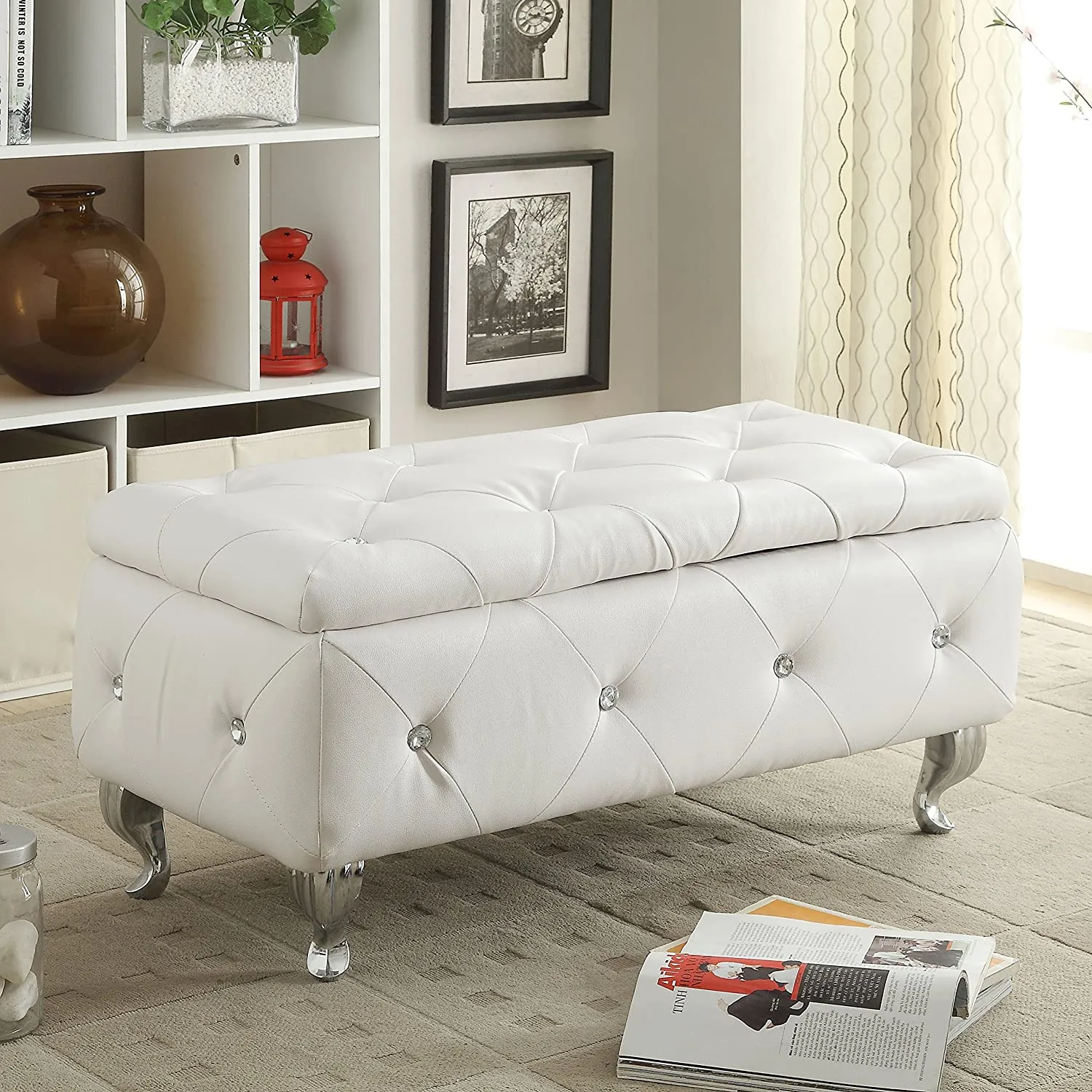 Atelier du Nord - PU Storage Ottoman (in-store pickup only)