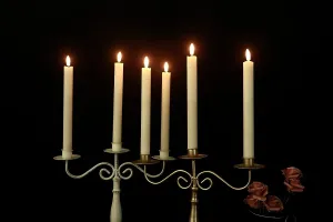 ATETO 3D Flameless Led Candle with Remote Home Decor Candle for Birthday/Gifting/Wedding/Restaurant | Flameless Electric Candle (Set of 6 PCs,Multicolor)