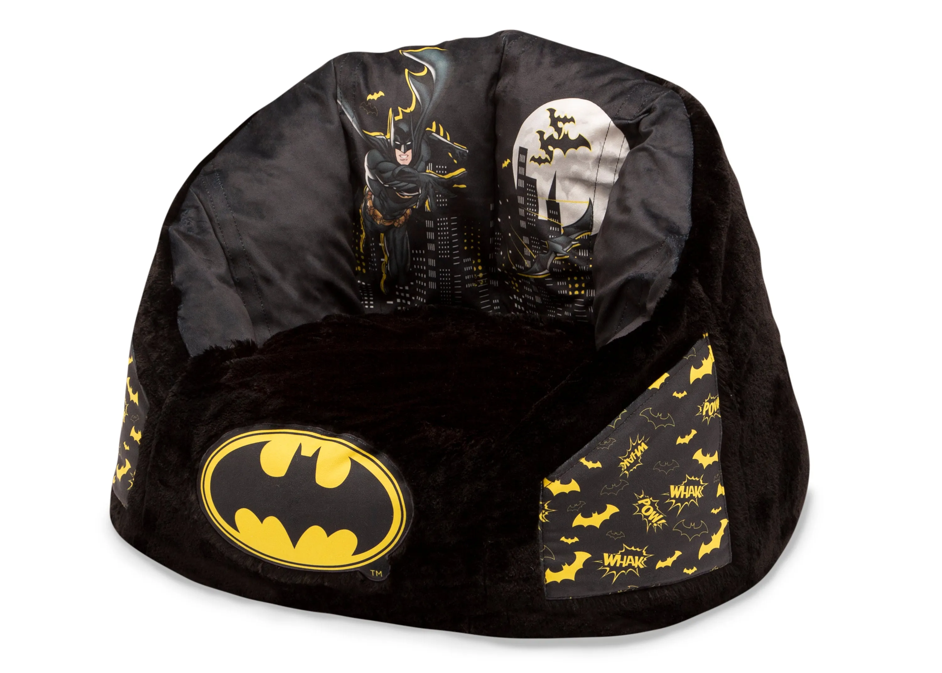 Batman Cozee Fluffy Chair, Kid Size (For Kids Up To 10 Years Old)