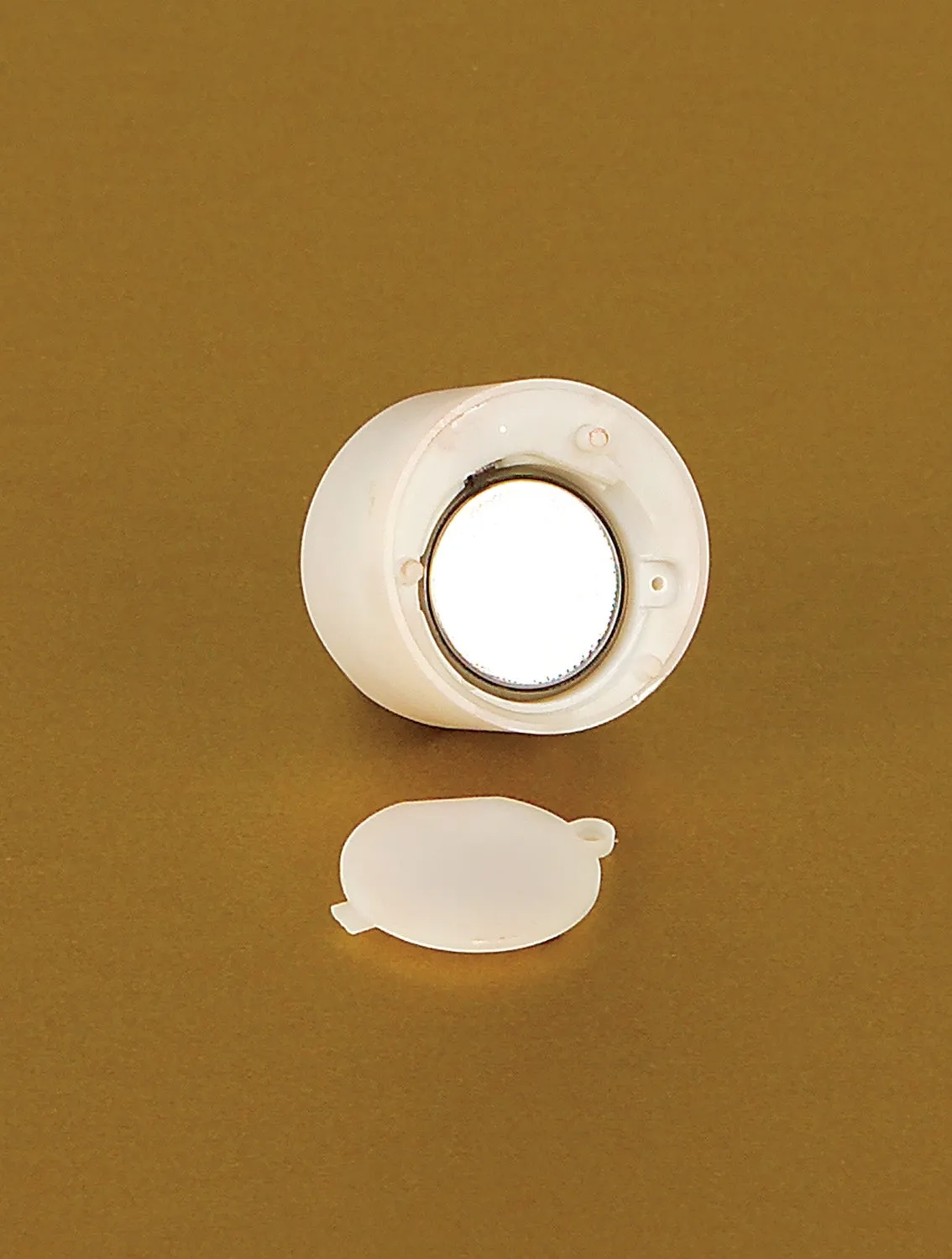 *Battery-Operated LED Flickering Tea Light with 6 Hr Timer