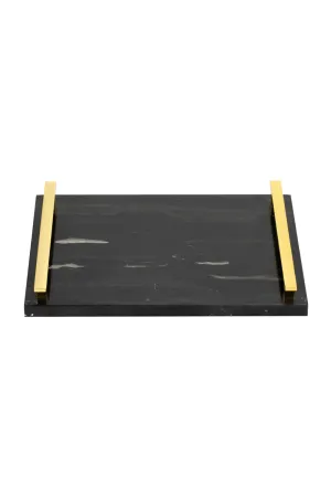 Black Marble Modern Tray | Liang & Eimil Adelina
