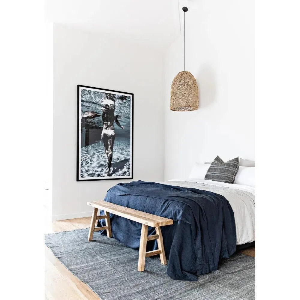 Bukumba Coastal Ceiling Lamp Banana Leaves