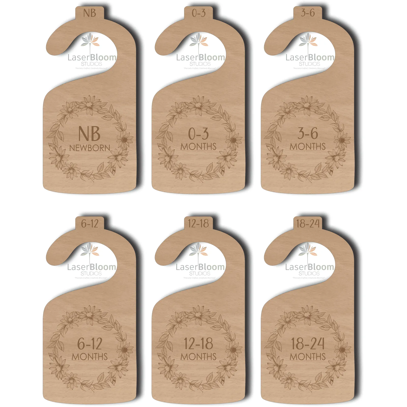 Closet Dividers - Flower Wreath