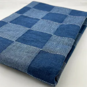 Cotton Denim, Blue Patchwork (WDT0182)