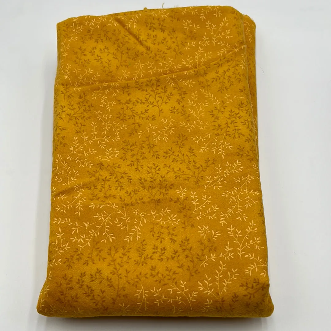 Cotton Flannelette, Yellow (WFL0262)