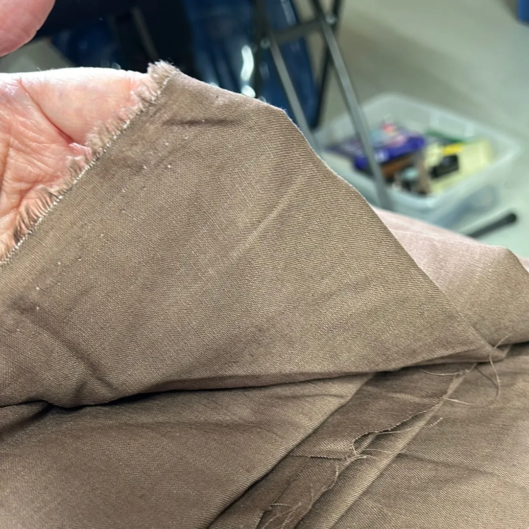 Cotton Linen Shirting, Brown (WDW2135)