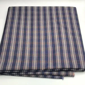 Cotton Shirt Weight, Blue Plaid (WDW1085)