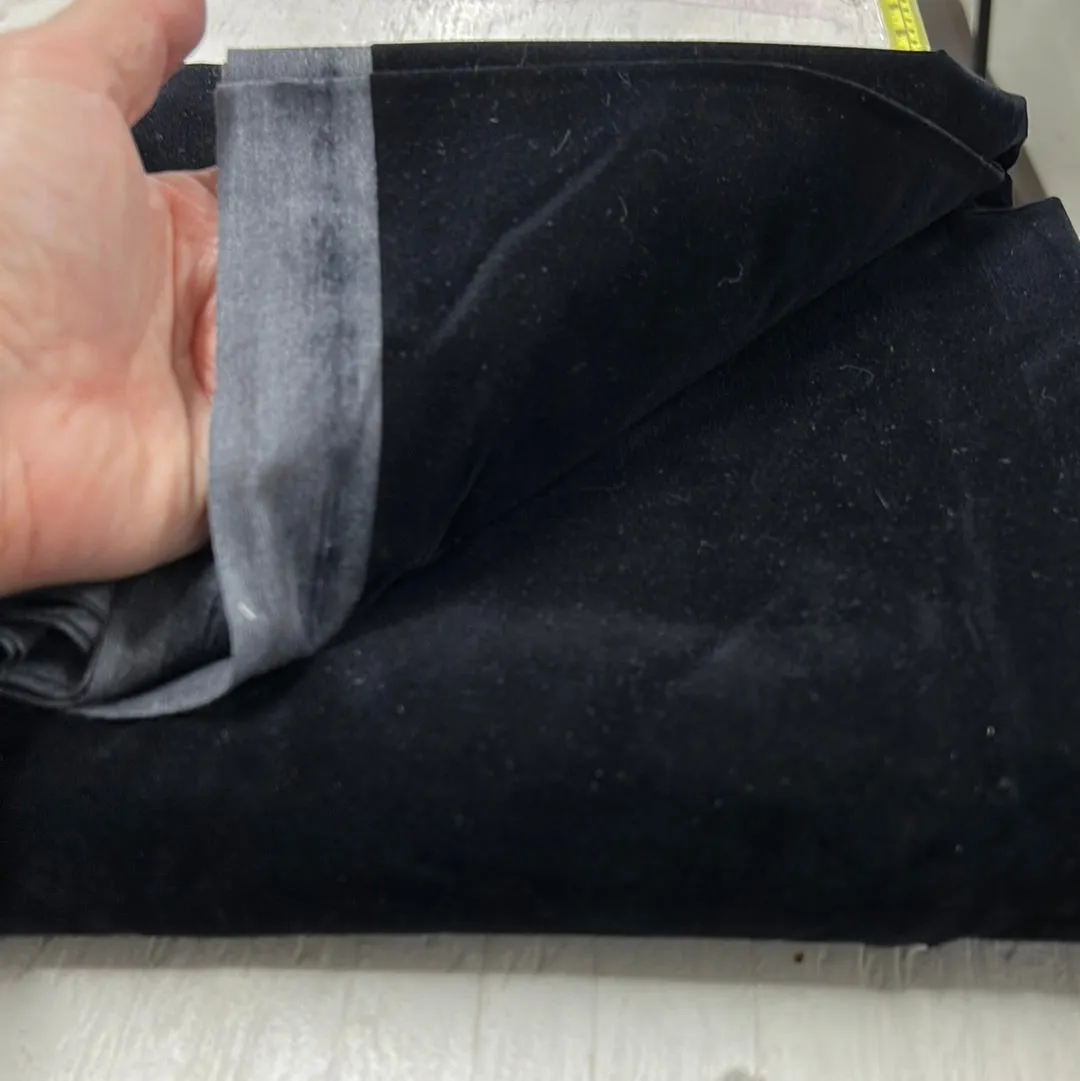 Cotton Velvet, Black (WCV0233)