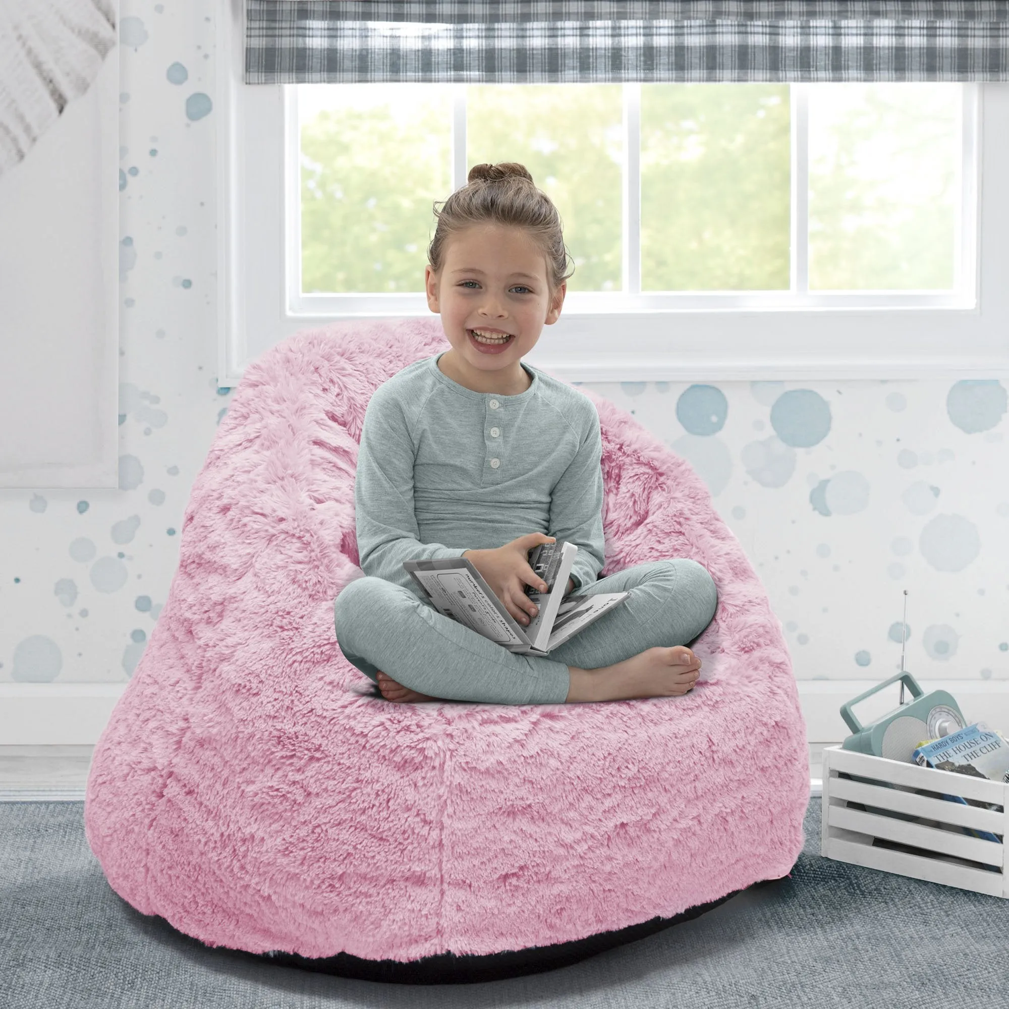 Cozee Fluffy Chair, Toddler Size (For Kids Up to 6 Years Old)
