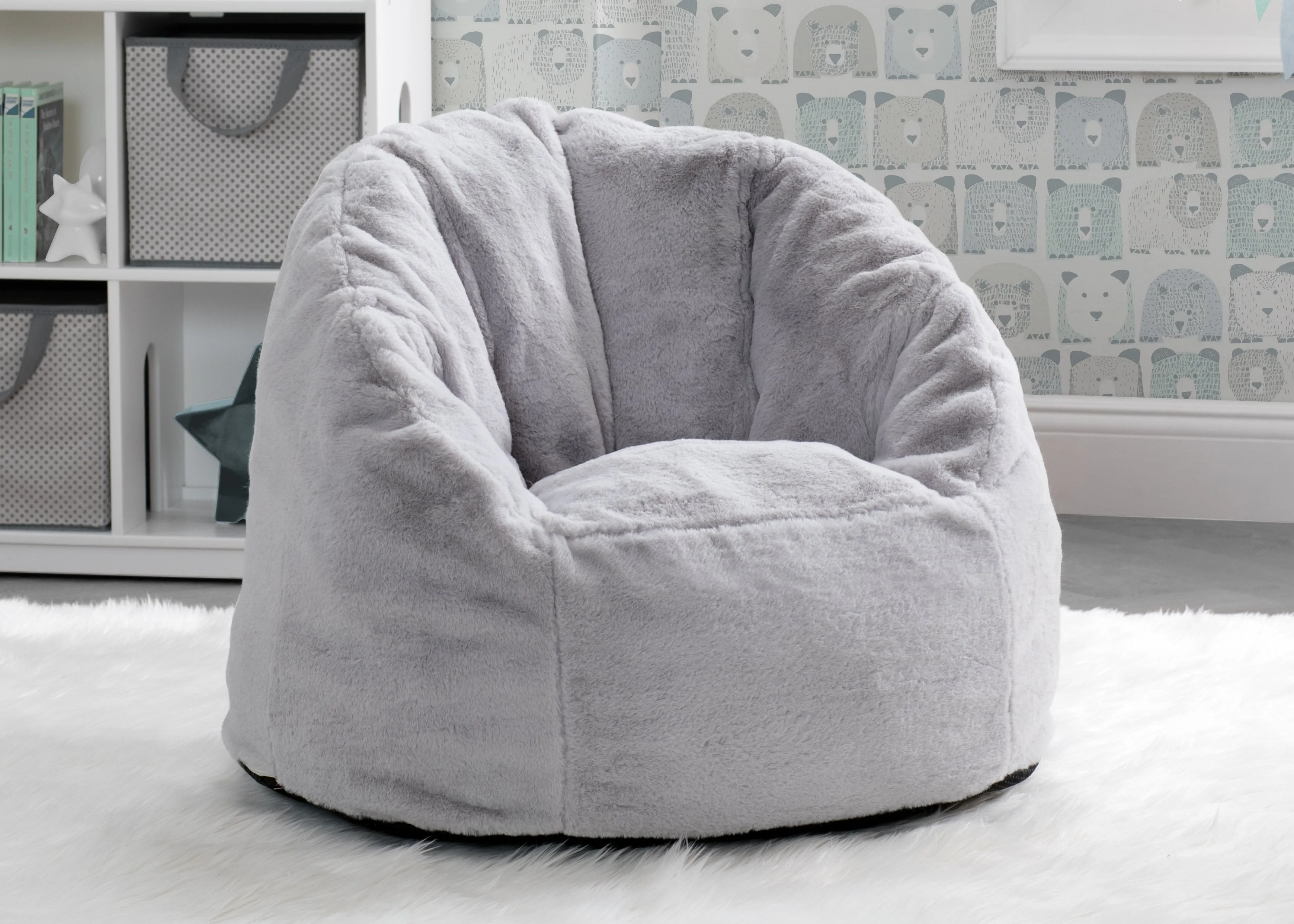 Cozee Fluffy Chair, Toddler Size (For Kids Up to 6 Years Old)