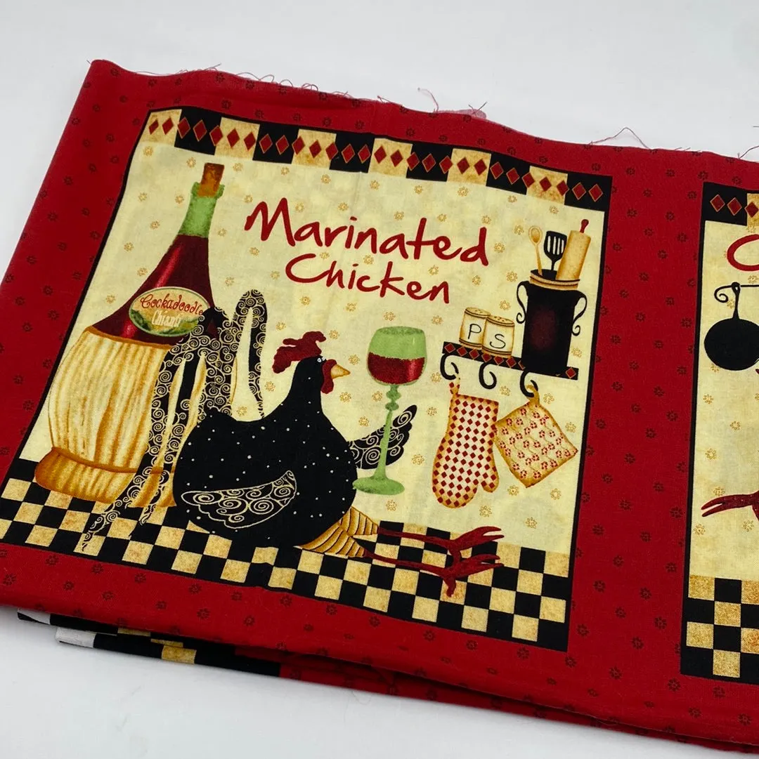 Debi Hubbs Quilting Cotton, Marinated Chicken (WQC1576)