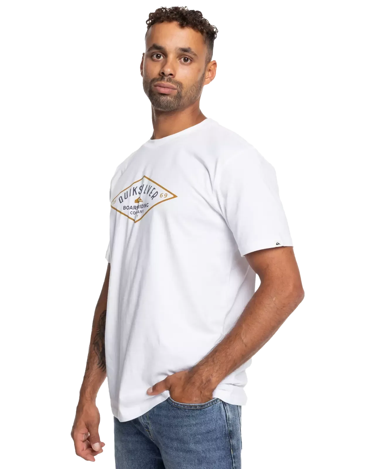 Diamond Logo T-Shirt in White
