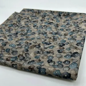 E.E. Schenk Quilting Cotton, Taupe Grey Teal (WQC1986)
