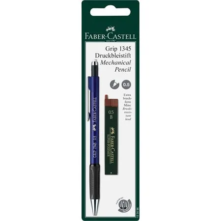 FABER-CASTELL GRIP 1345 12 LEADS B/CARD