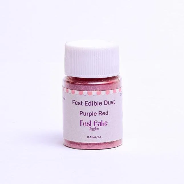 Fest Edible Lustre Dust Purple Red - 8.5g