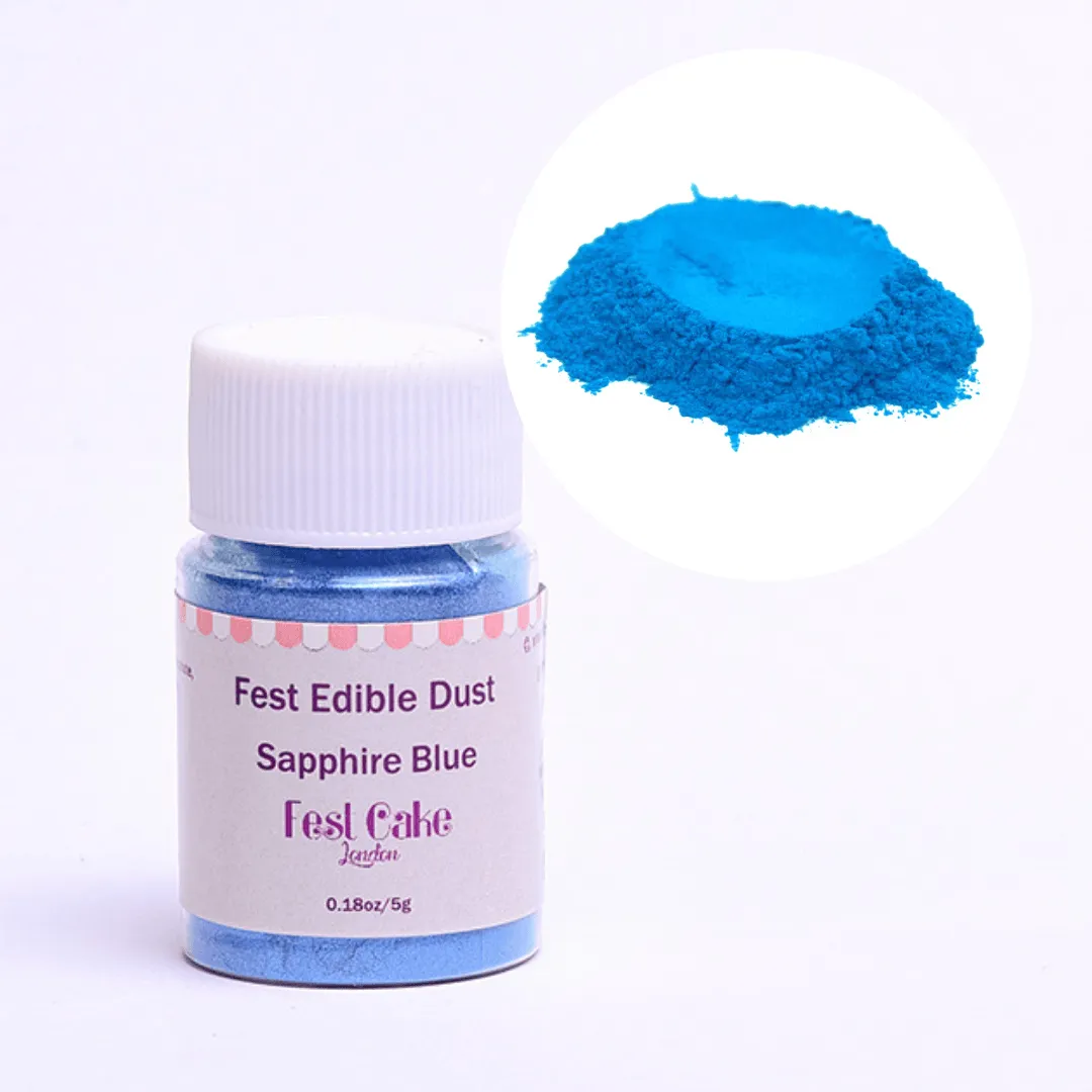 Fest Edible Lustre Dust Sapphire Blue - 8.5g