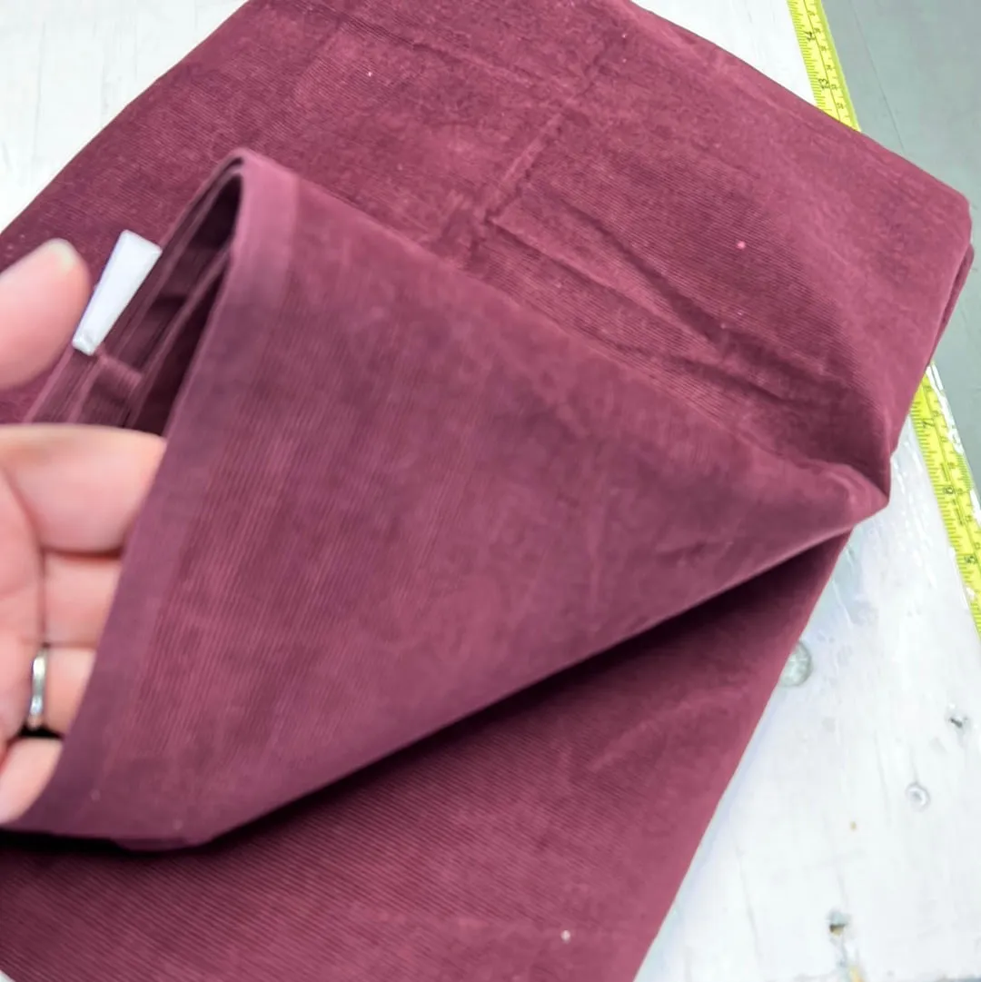 Fine Cotton Corduroy, Dark Merlot (WCV0209)(WDT)
