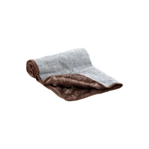 Flamingo Amadeo Blanket Grey Brown 100x70cm