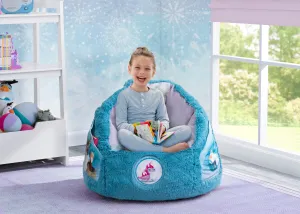 Frozen Cozee Fluffy Chair, Toddler Size (for Kids Up to 6 Years Old)
