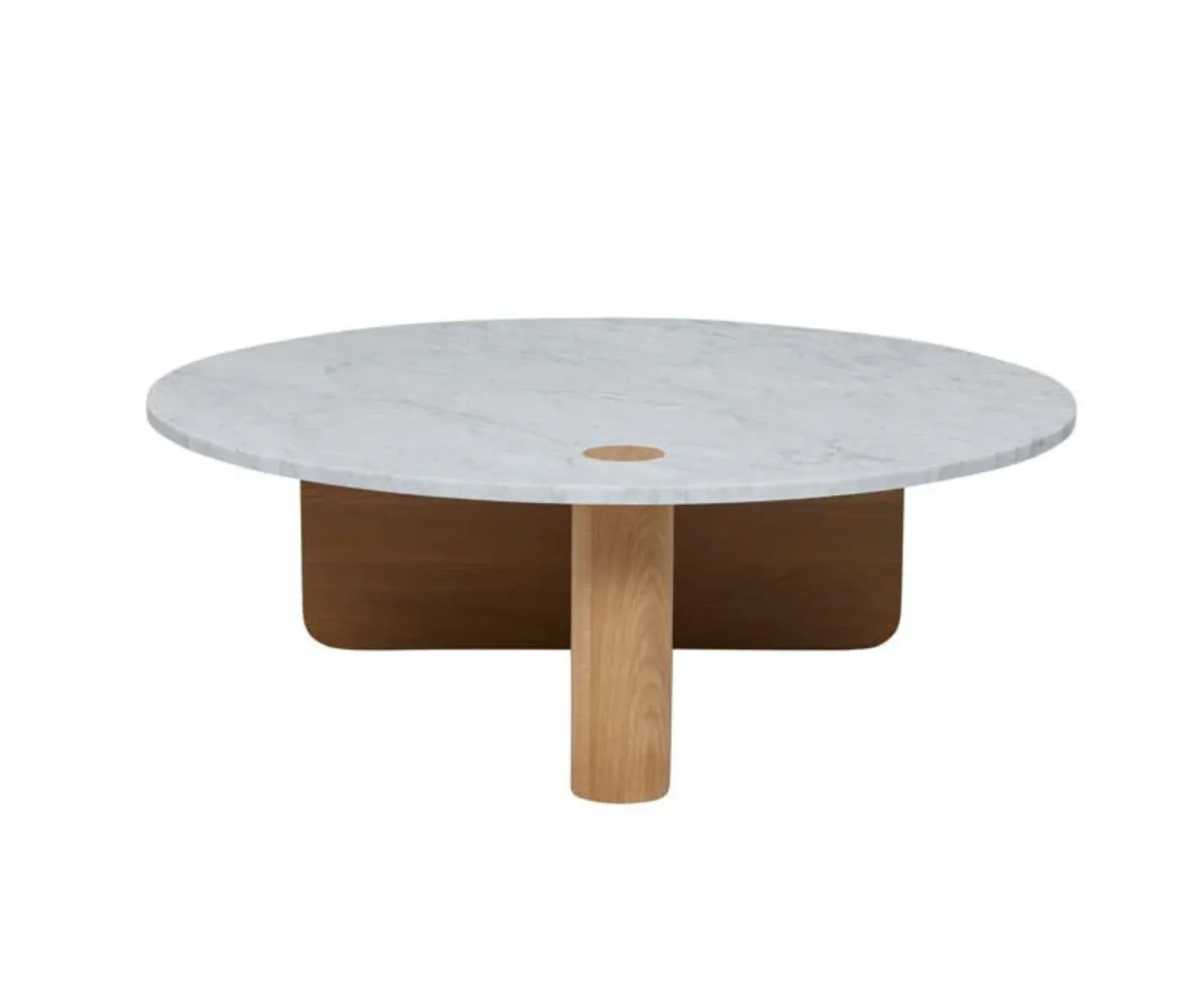 GLOBEWEST NATADORA PIVOT MARBLE COFFEE TABLE