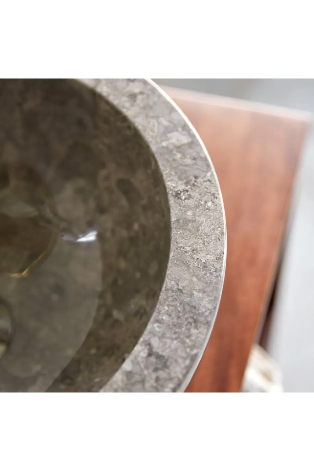 Gray Marble Bathroom Sink | Tikamoon Bahya