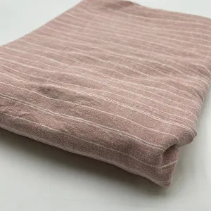 Hemp Shirting, Dusty Pink Stripes (WDW2151)