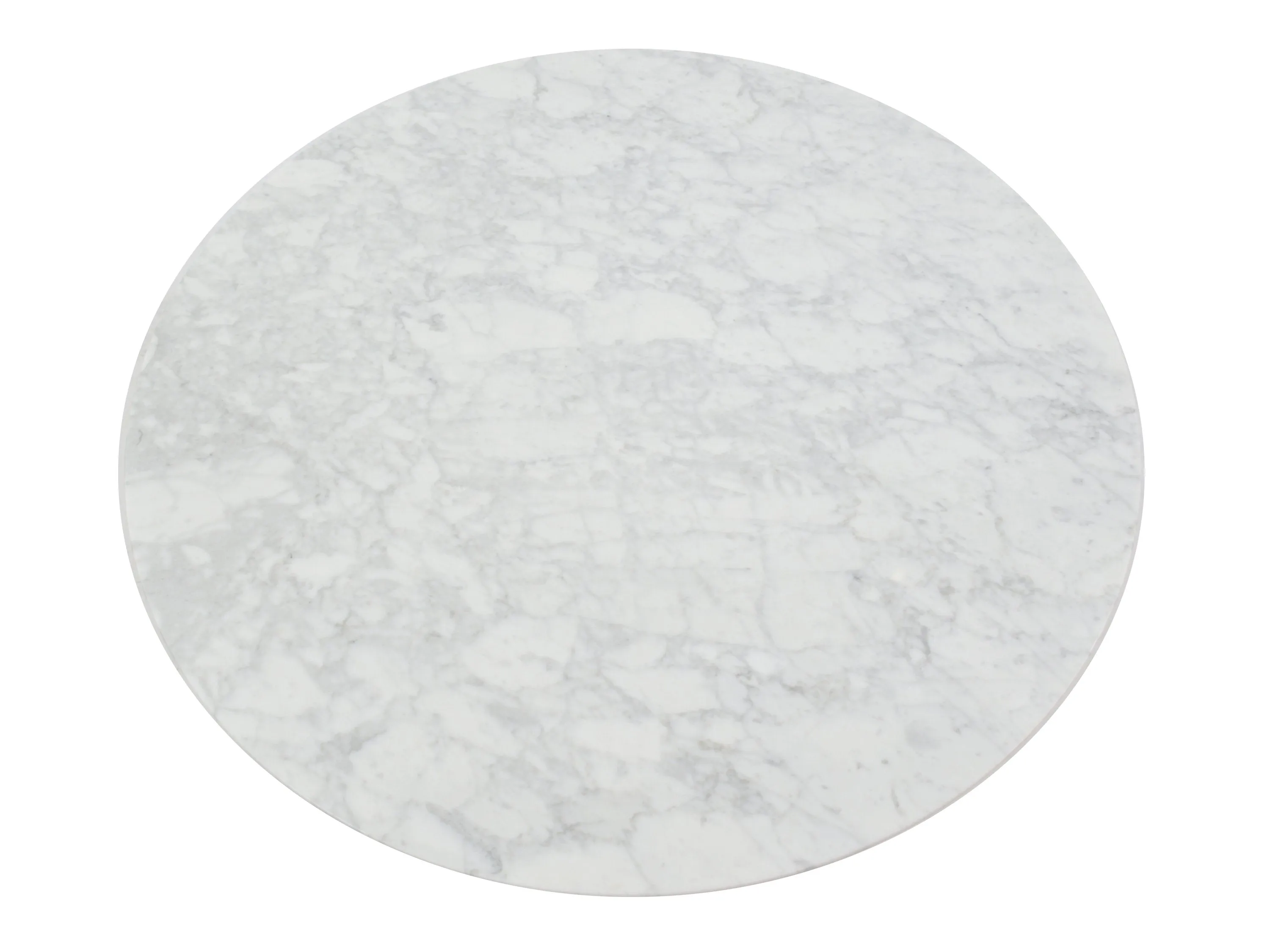 Hunter 100cm Round Marble Coffee Table - Natural