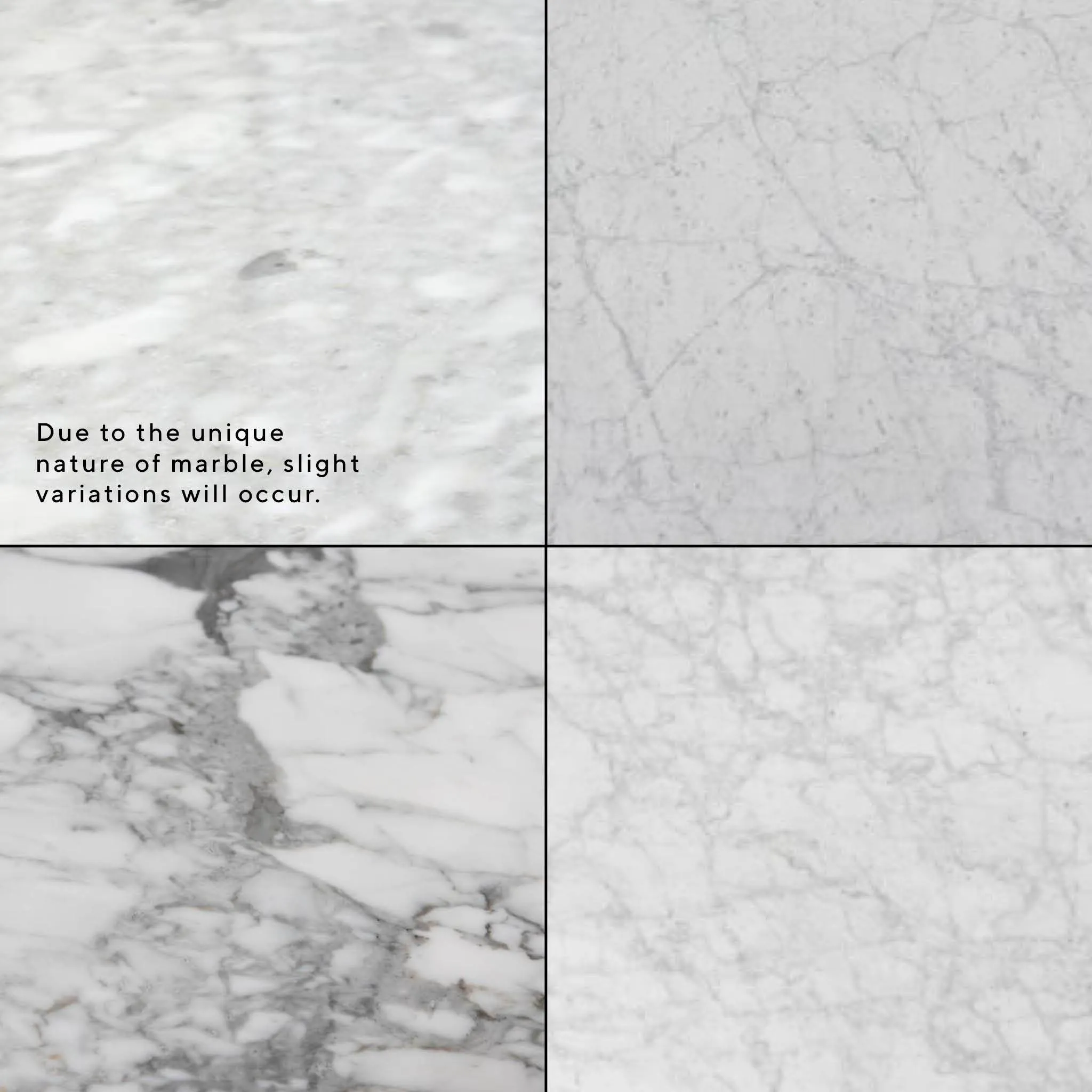 Hunter 100cm Round Marble Coffee Table - Natural