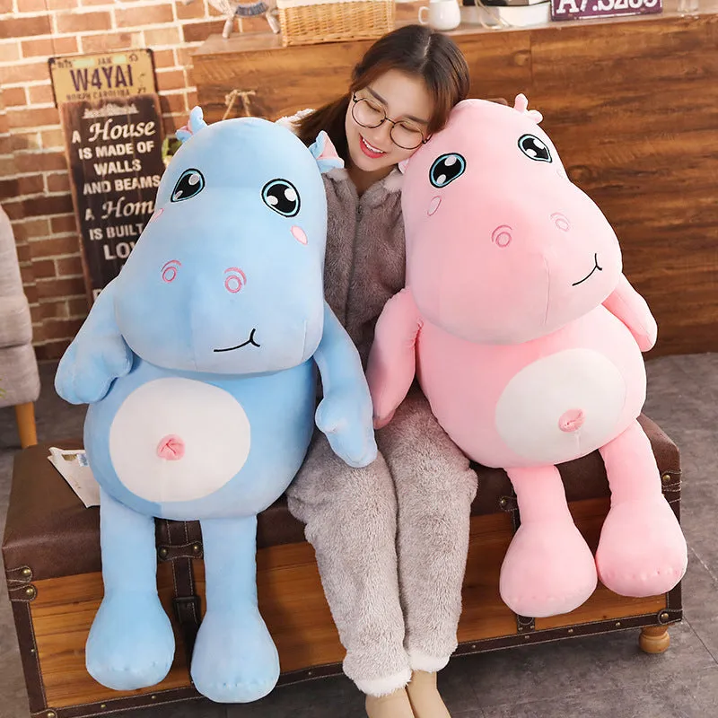 Hyppo: Giant Stuffed Hippo Plush (3 ft)