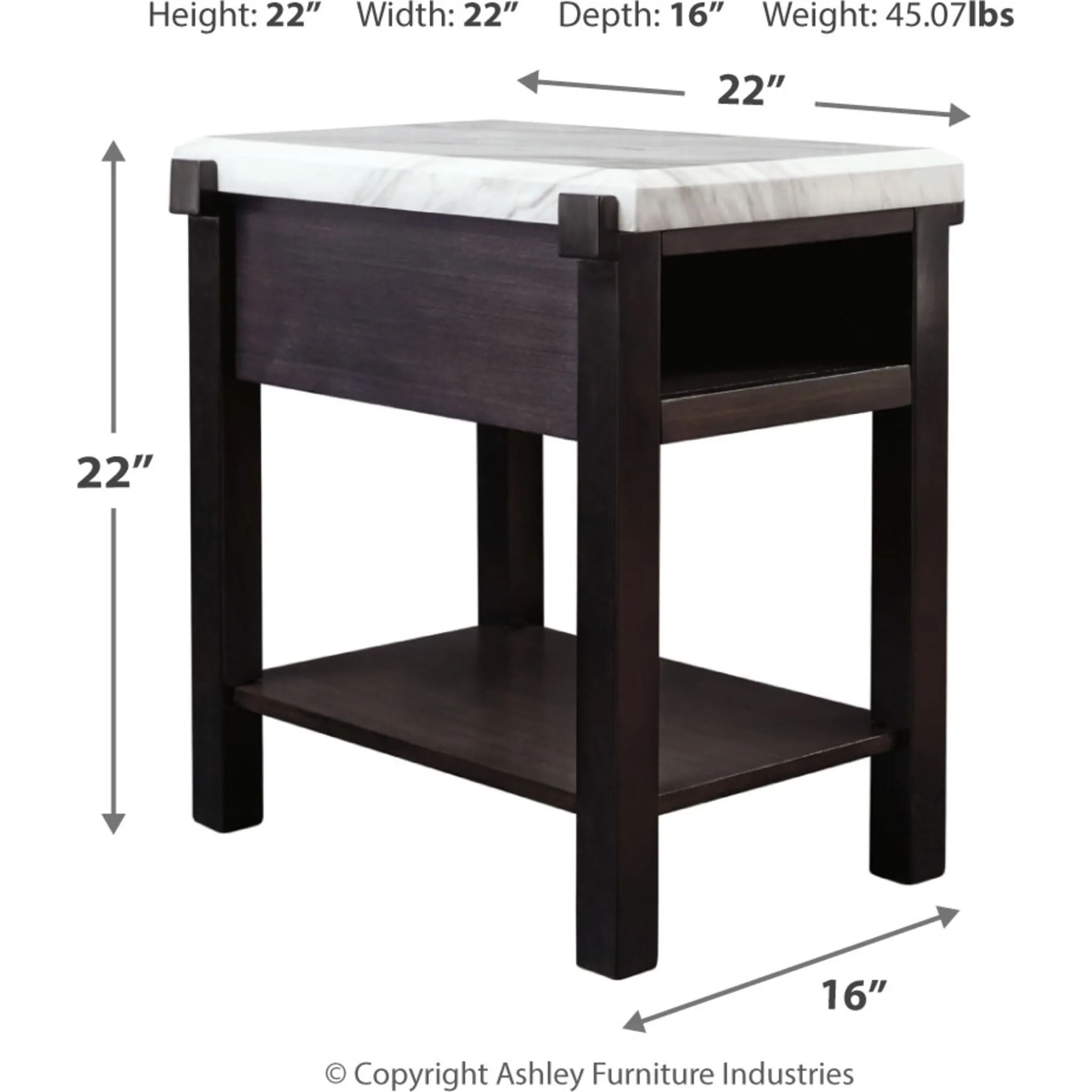 Janilly Chairside End Table