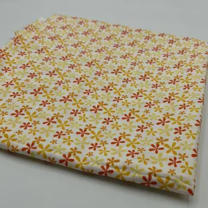 Katie Spain Quilting Cotton, Orange & Yellow on White (WQC1980)