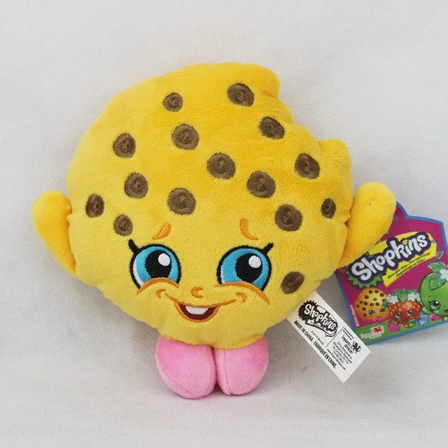 Kawaii Fruit Plush Toys 17-25cm Strawberry Apple Cookies Donuts Lipstick Chocolate Muffin Stuffed Toys Dolls Gift for Kids Girl