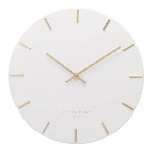 LUCA White 60cm Silent Wall Clock