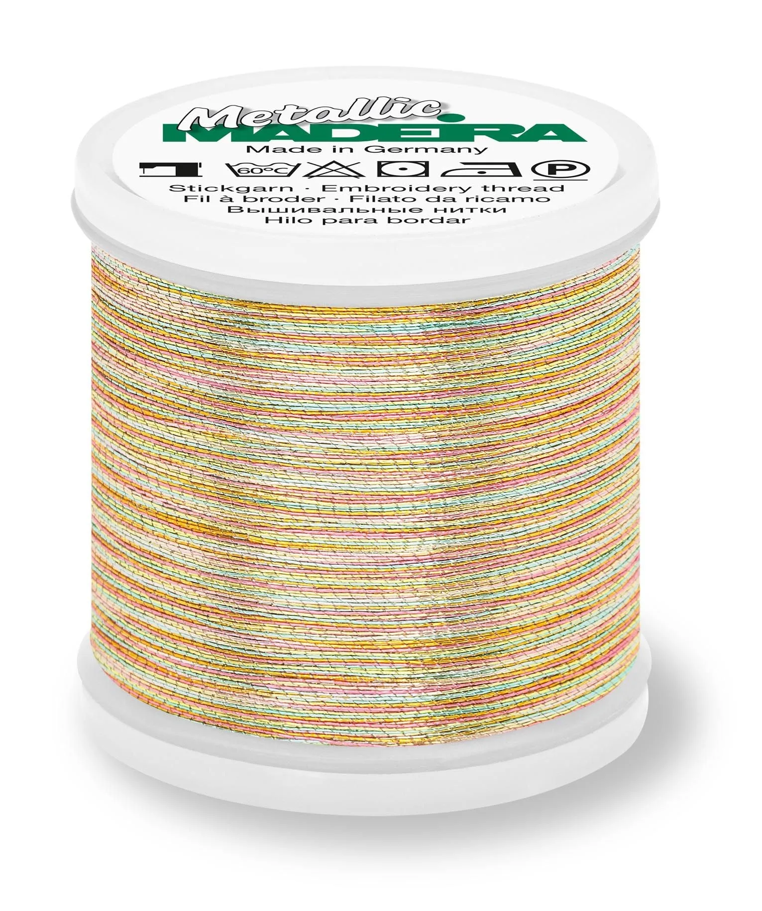 Madeira Brilliant Metallic 40 | Machine Embroidery Thread | 220 Yards | 9842-A1 | Astro 1