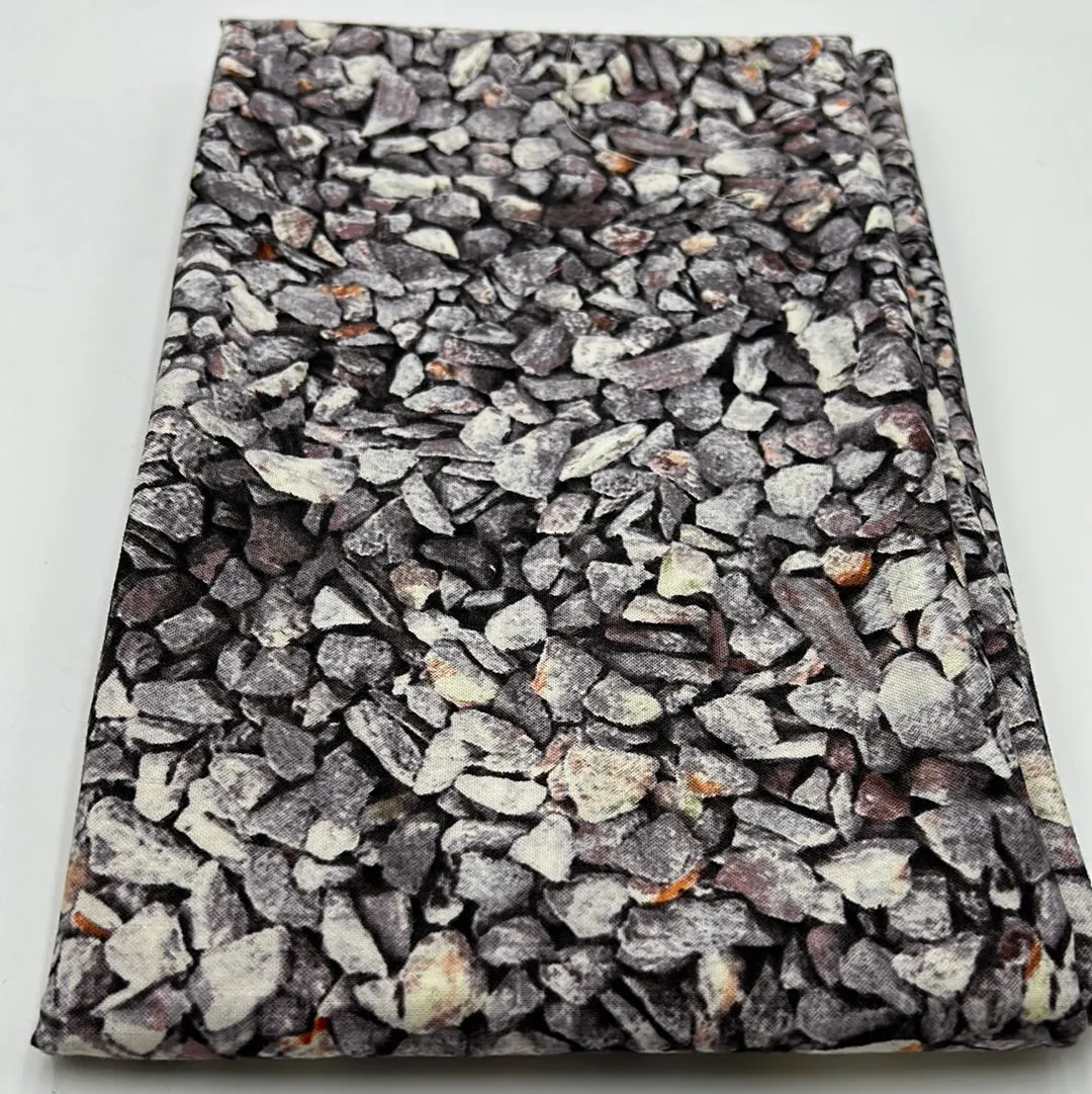 Marcus Brothers Quilting Cotton, Grey Rocks (WQC1802)