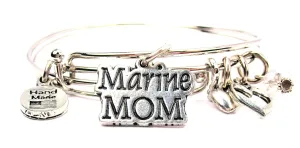 Marine Mom Expandable Bangle Bracelet Set