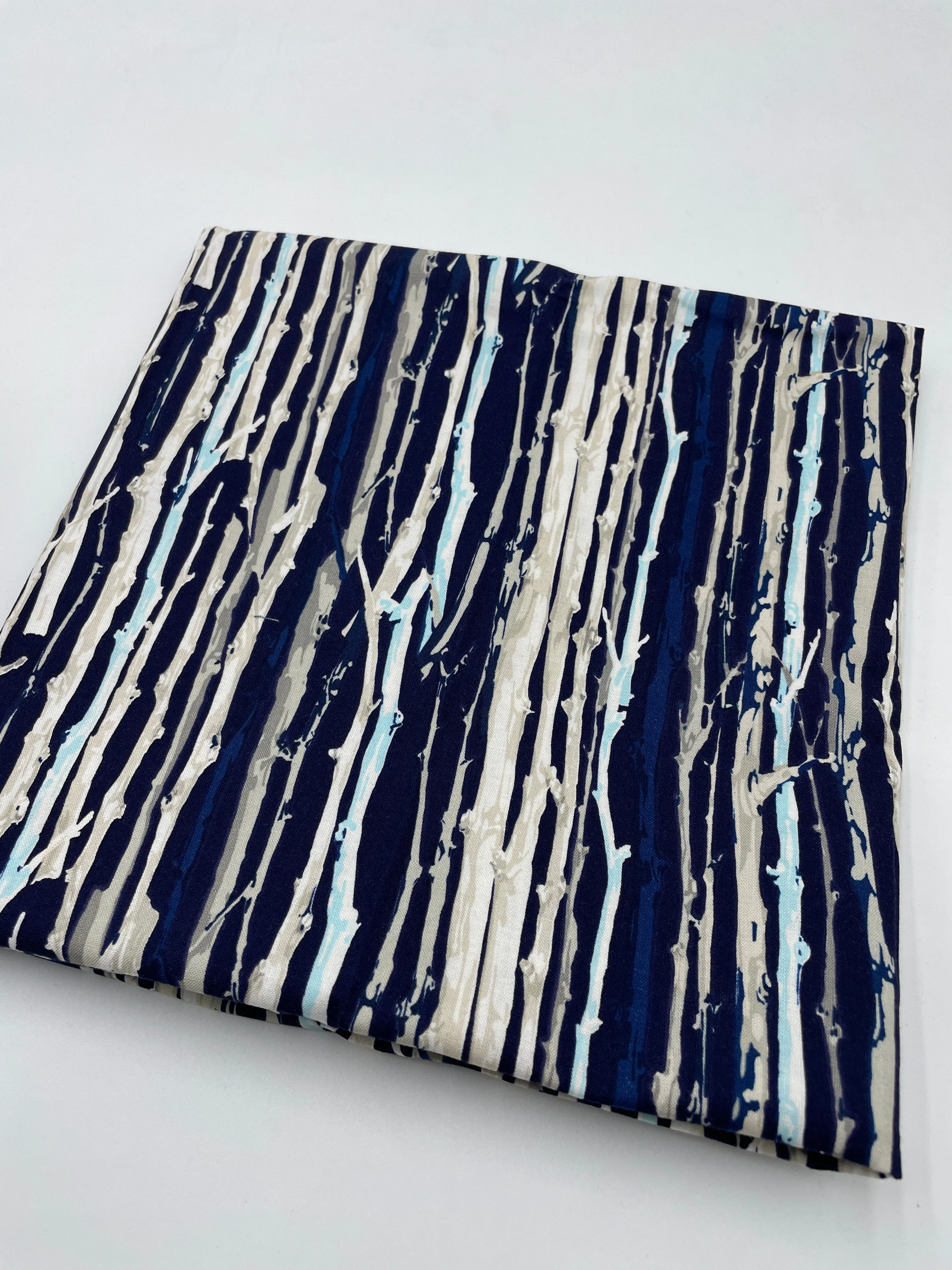 Martha Negley for Rowan Quilting Cotton, Blue, Cream (WQC2369)