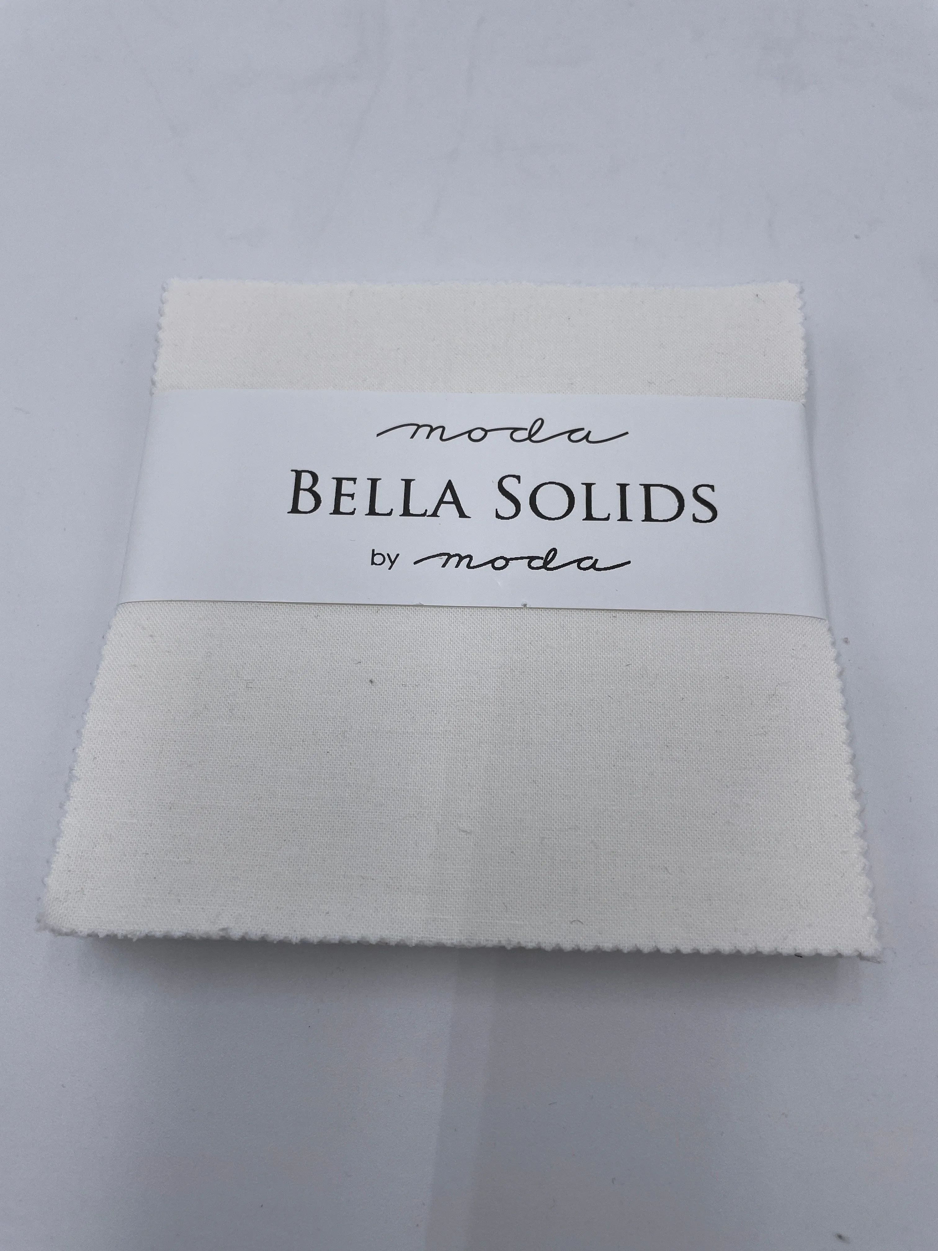 Moda Quilting Cotton, Solids Charm Square, Off-White (WQC2068)