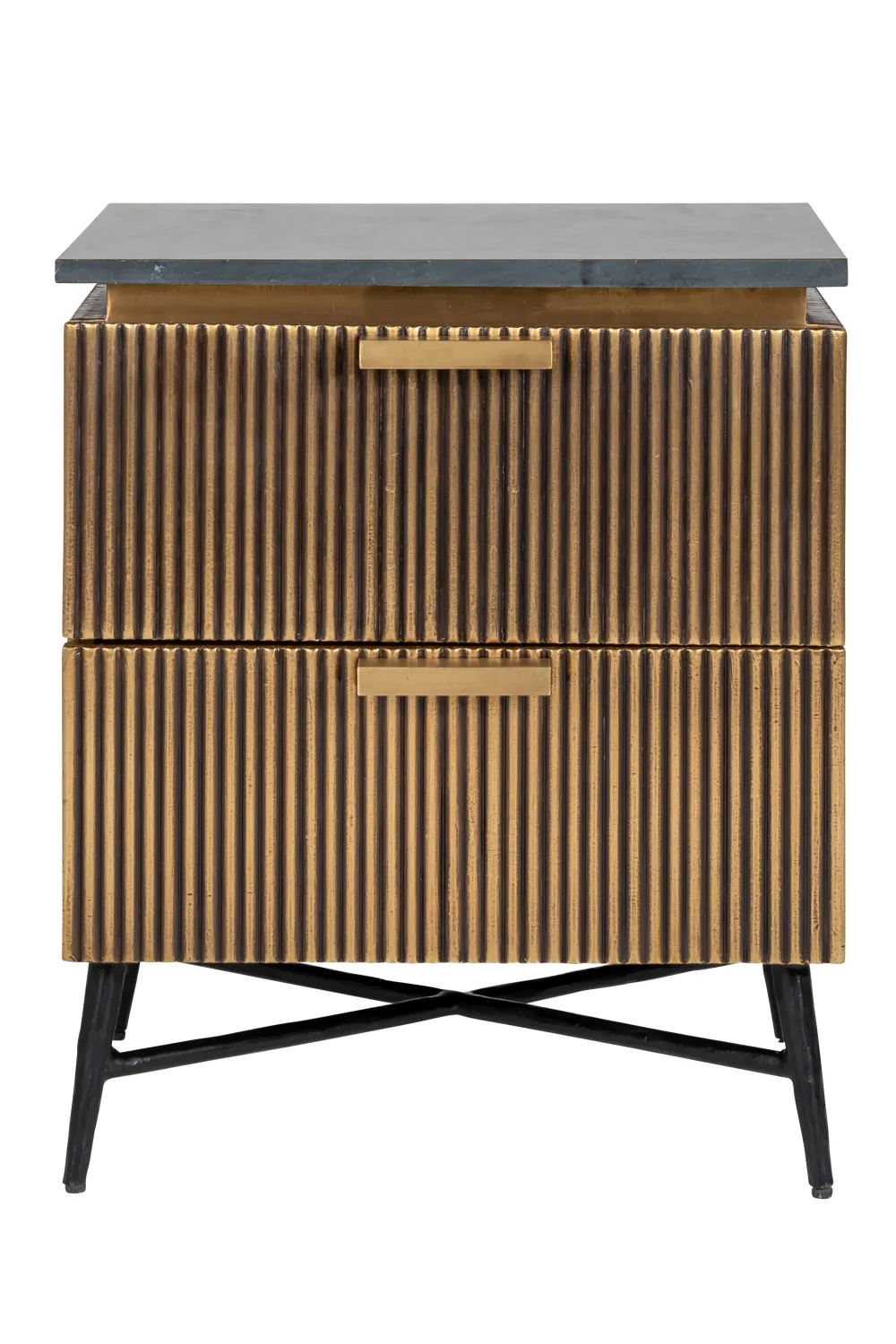 Modern Metal Bedside Cabinet | OROA Ironville