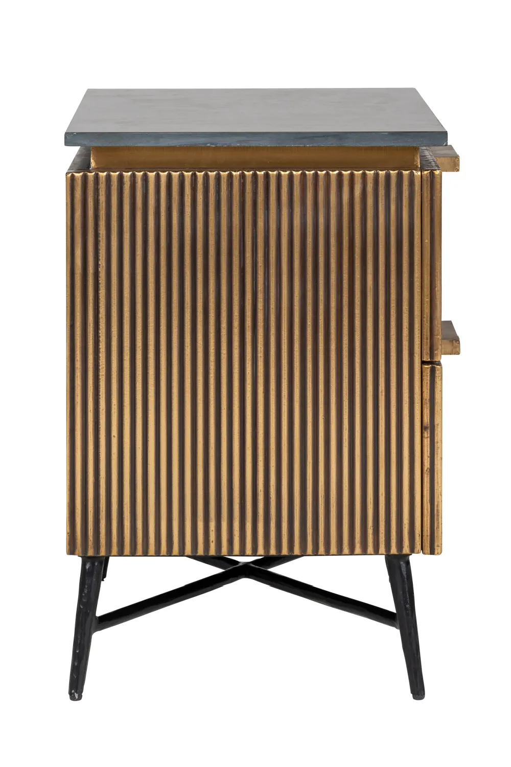 Modern Metal Bedside Cabinet | OROA Ironville