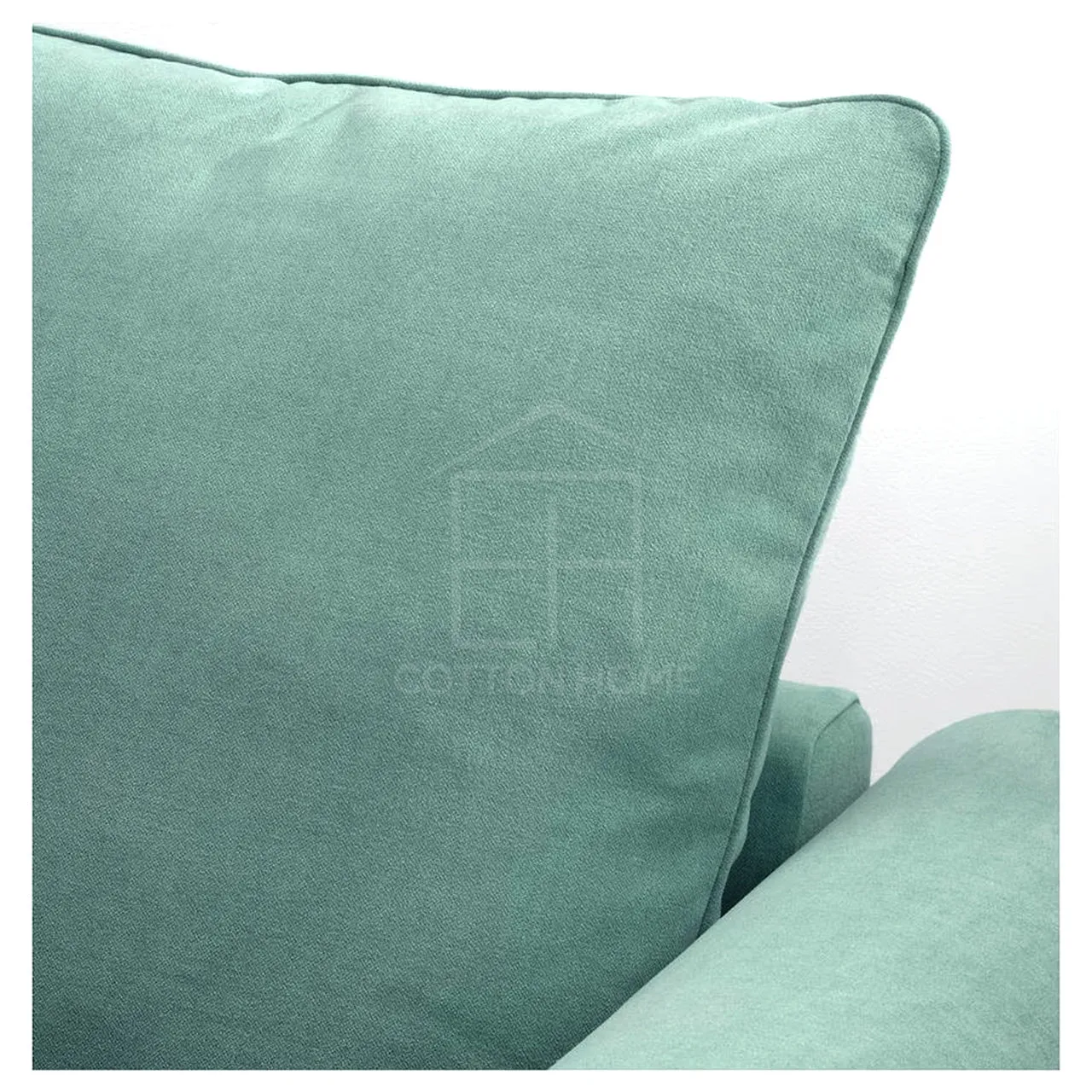 Moduler 4 Seater Chaise Longue Sofa L126cm x W328cm x H104cm Light Green