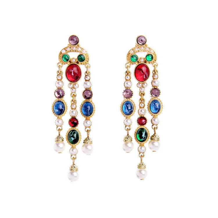 Multi Barocco Statement Earrings