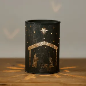 Nativity Scene Tart Warmer, Including Safety Timer